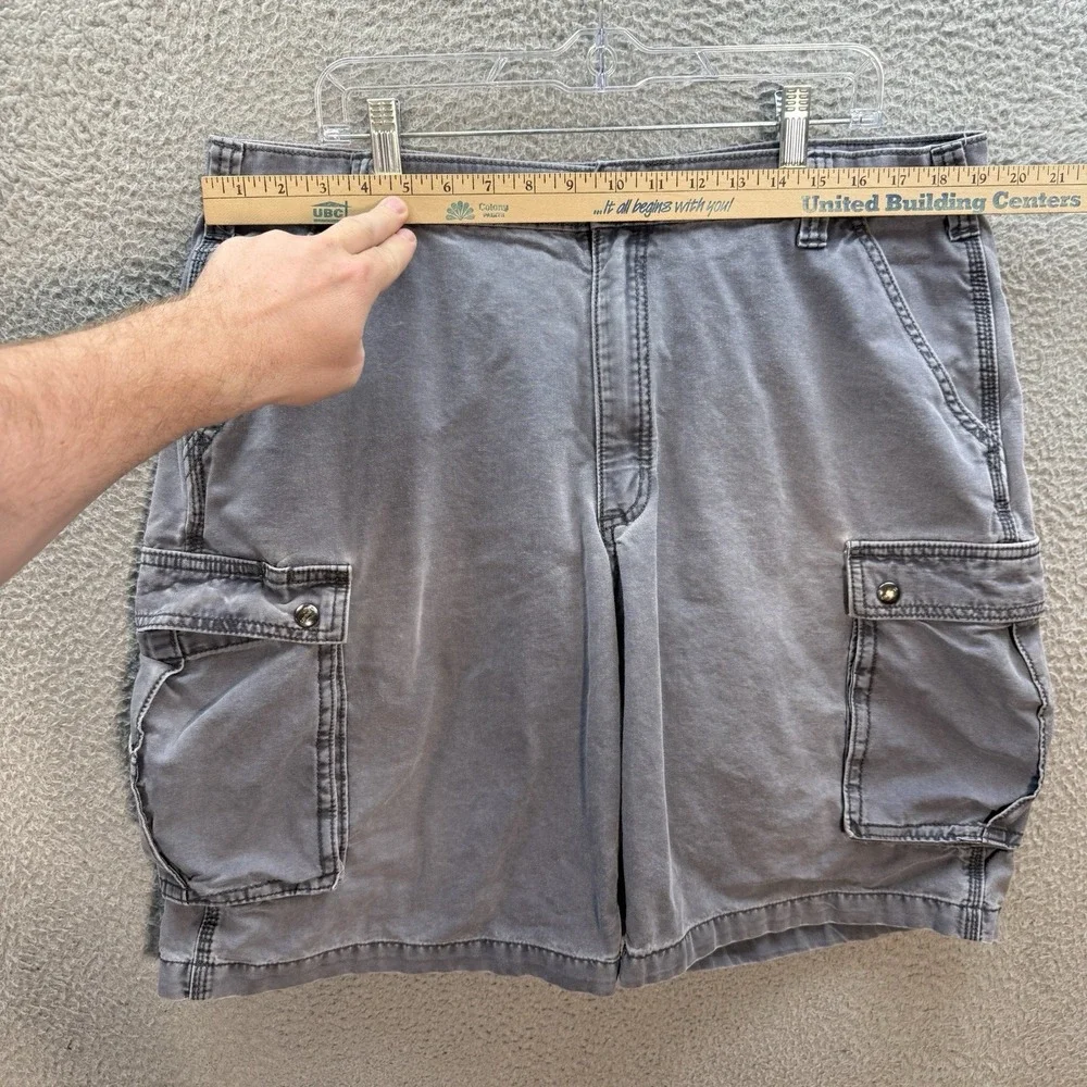 Carhartt Shorts Mens 40‎ Gray Duck Canvas Rugged Cargo Workwear Chore Grunge